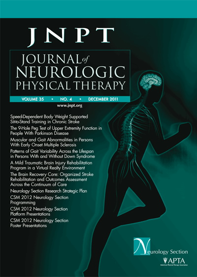 Journal of Neurologic Physical Therapy