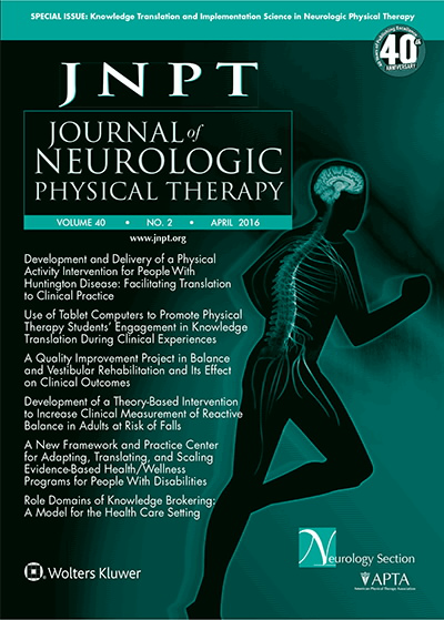 Journal of Neurologic Physical Therapy