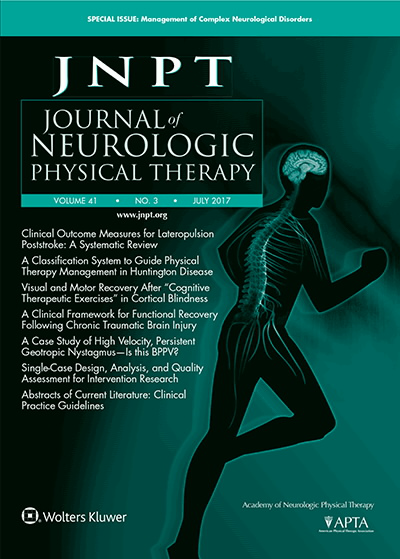 Journal of Neurologic Physical Therapy