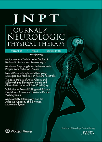 Journal of Neurologic Physical Therapy