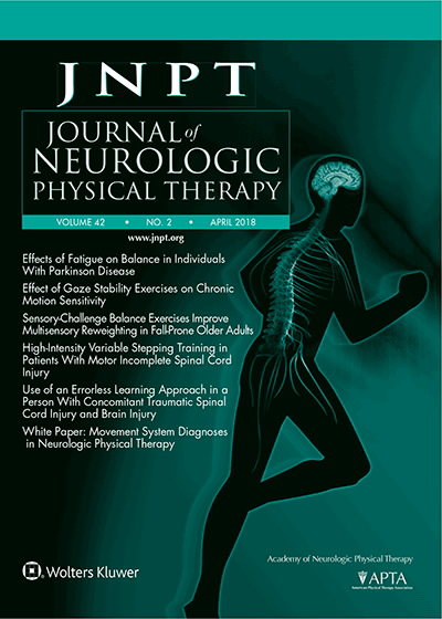 Journal of Neurologic Physical Therapy