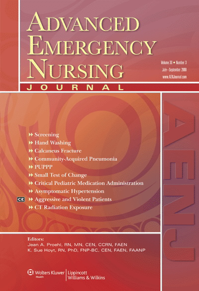 Advanced Emergency Nursing Journal 