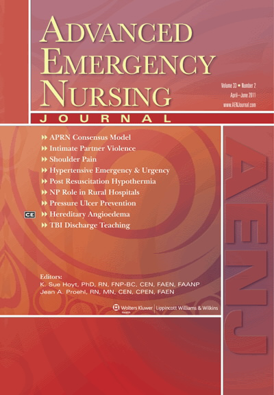 Advanced Emergency Nursing Journal 