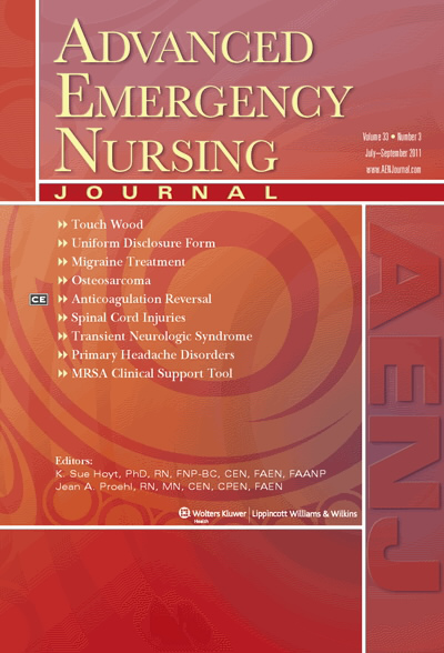 Advanced Emergency Nursing Journal 