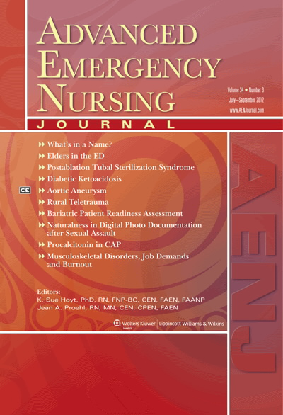 Advanced Emergency Nursing Journal 