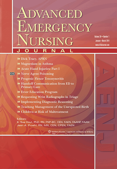 Advanced Emergency Nursing Journal 