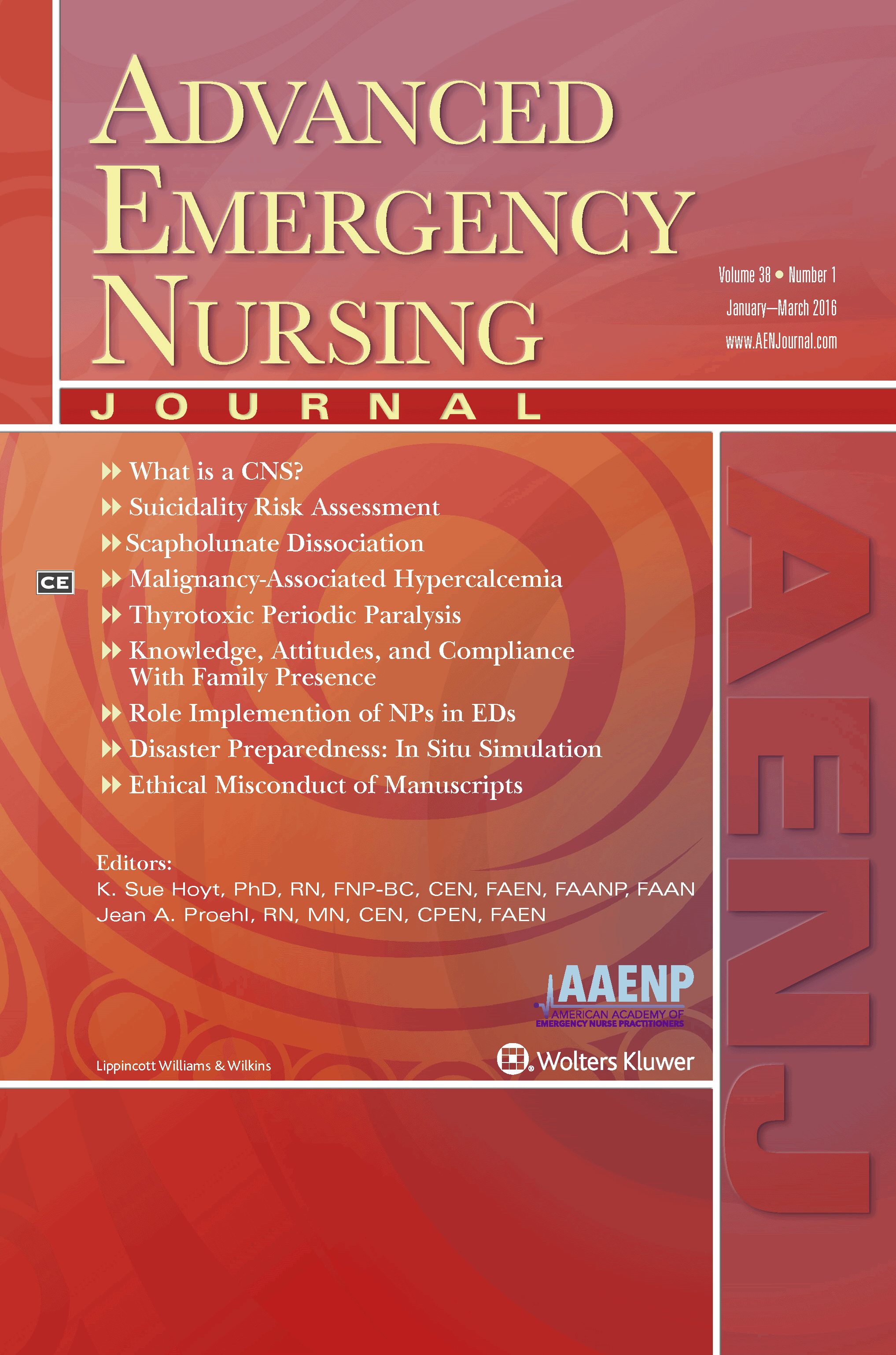 Advanced Emergency Nursing Journal 