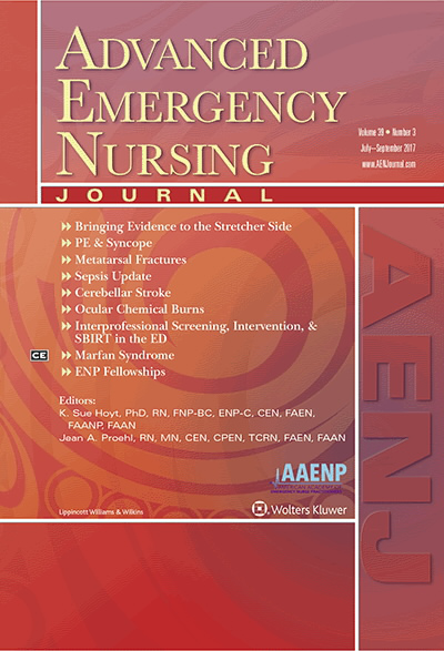 Advanced Emergency Nursing Journal 