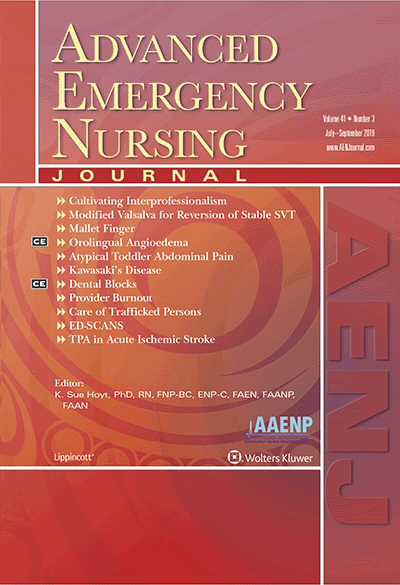 Advanced Emergency Nursing Journal 