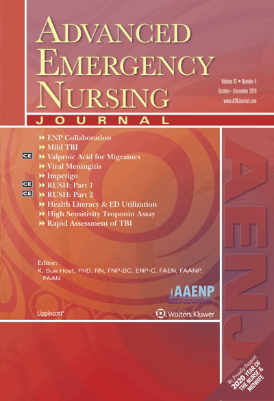 Advanced Emergency Nursing Journal 