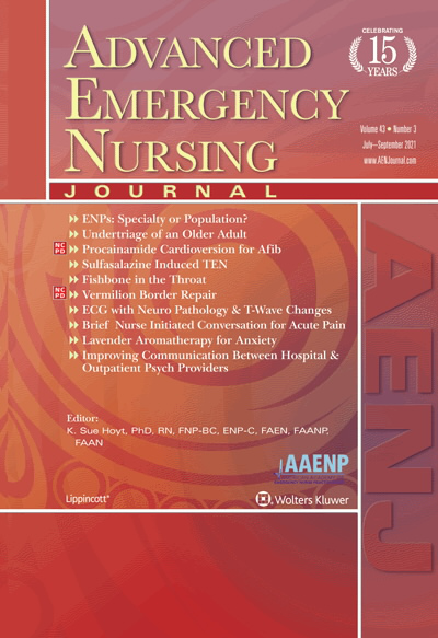 Advanced Emergency Nursing Journal 