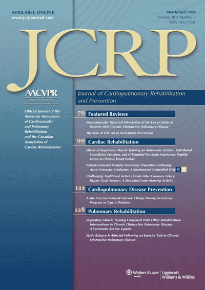 Journal of Cardiopulmonary Rehabilitation & Prevention