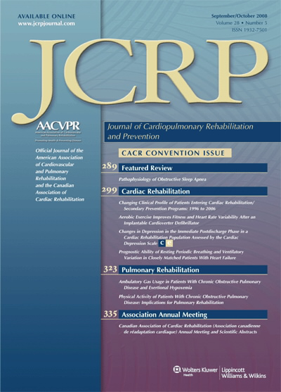 Journal of Cardiopulmonary Rehabilitation & Prevention