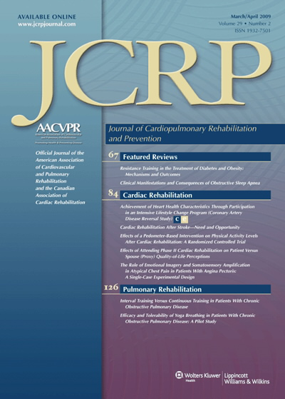 Journal of Cardiopulmonary Rehabilitation & Prevention