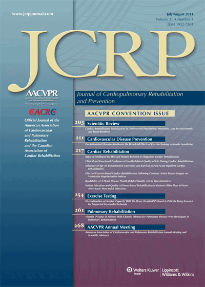 Journal of Cardiopulmonary Rehabilitation & Prevention