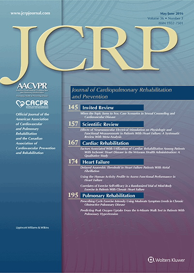 Journal of Cardiopulmonary Rehabilitation & Prevention
