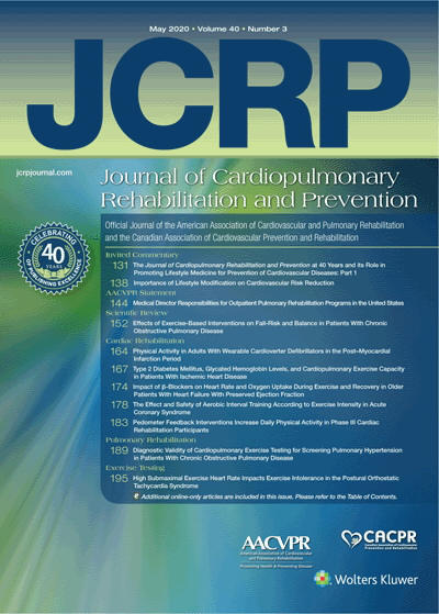 Journal of Cardiopulmonary Rehabilitation & Prevention