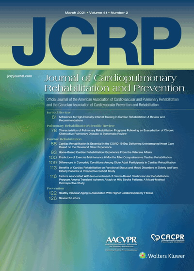 Journal of Cardiopulmonary Rehabilitation & Prevention