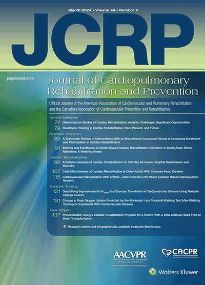 Journal of Cardiopulmonary Rehabilitation & Prevention