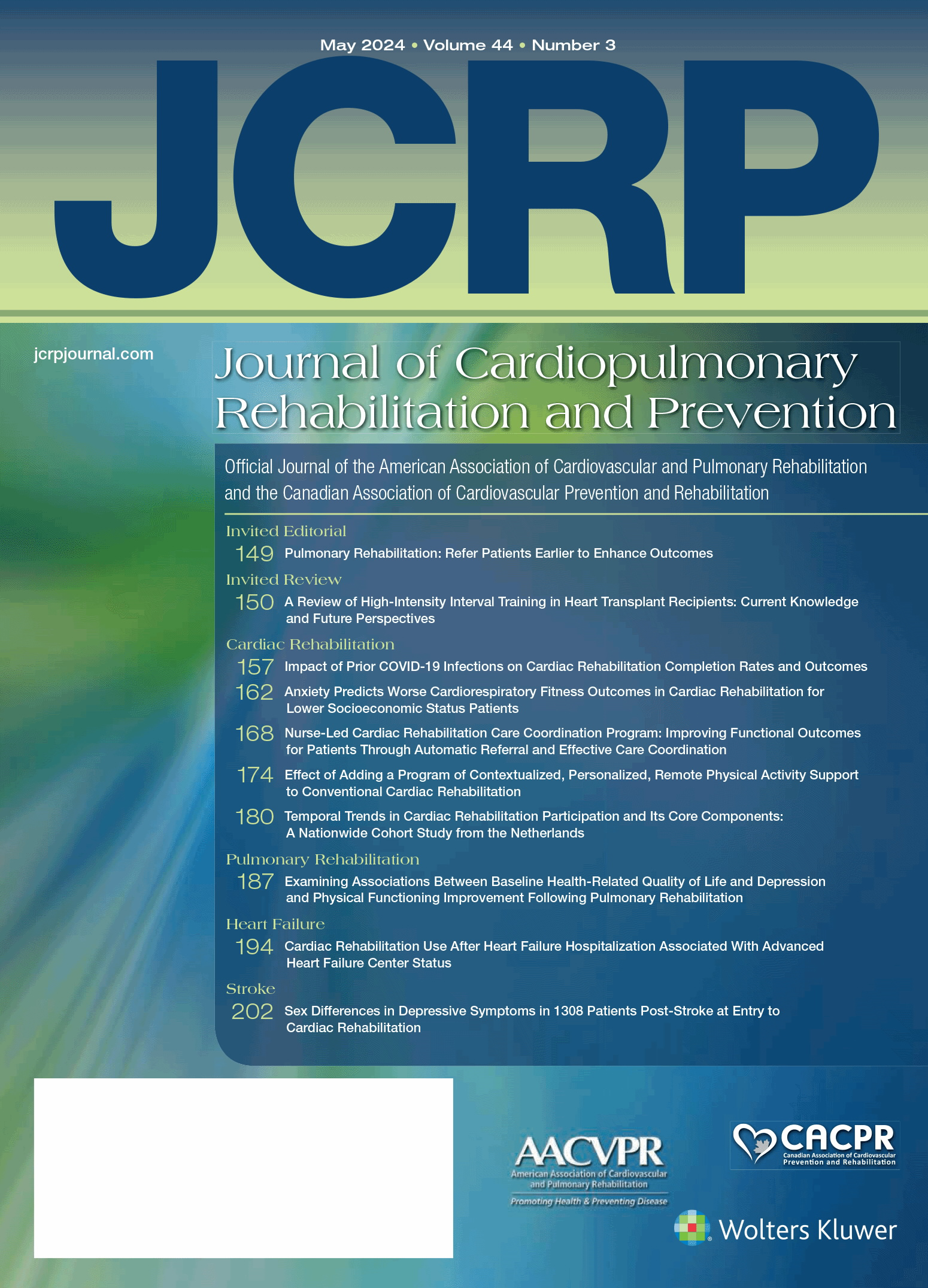 Journal of Cardiopulmonary Rehabilitation & Prevention