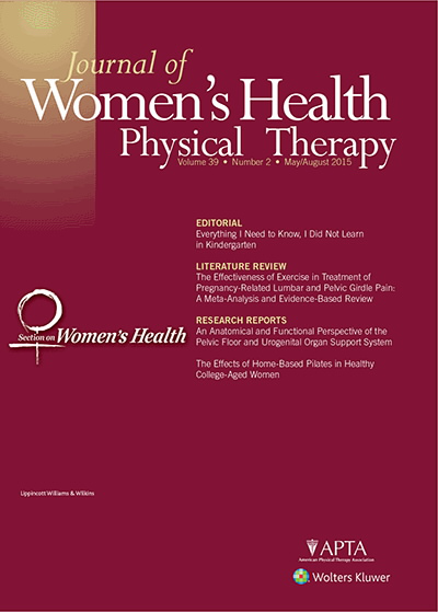 Journal of Women's Health Physical Therapy