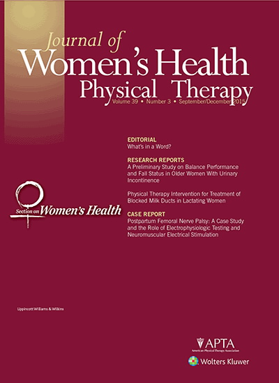 Journal of Women's Health Physical Therapy