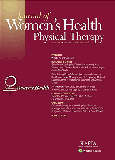 Journal of Women's Health Physical Therapy