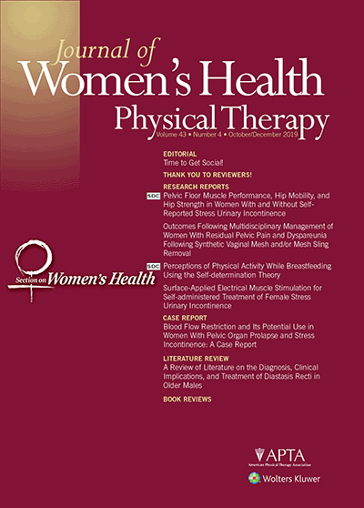 Journal of Women's Health Physical Therapy