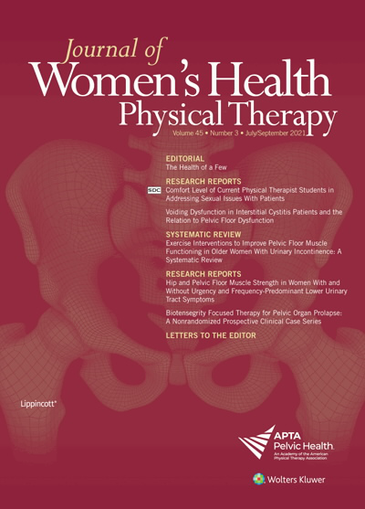 Journal of Women's Health Physical Therapy