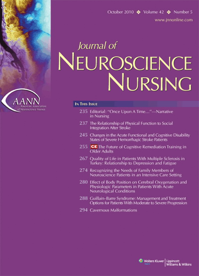 Journal of Neuroscience Nursing