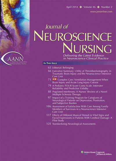 Journal of Neuroscience Nursing