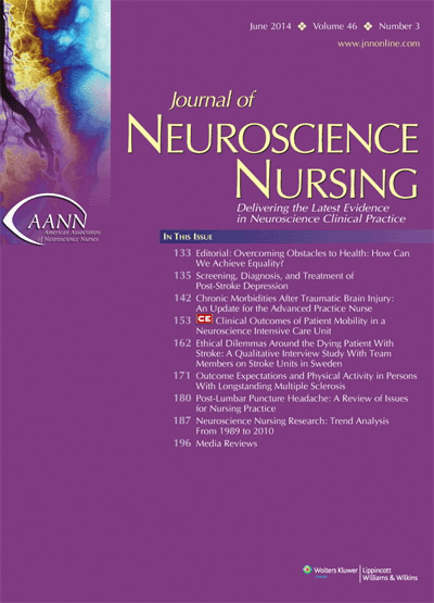 Journal of Neuroscience Nursing