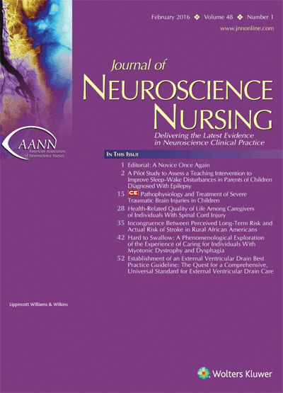 Journal of Neuroscience Nursing