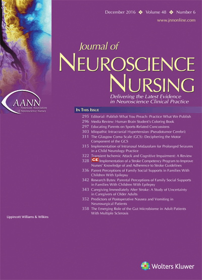 Journal of Neuroscience Nursing