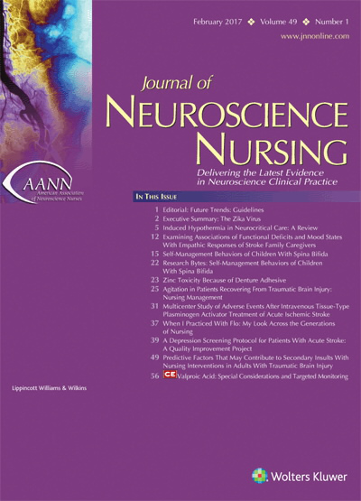 Journal of Neuroscience Nursing