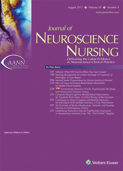 Journal of Neuroscience Nursing