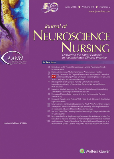 Journal of Neuroscience Nursing