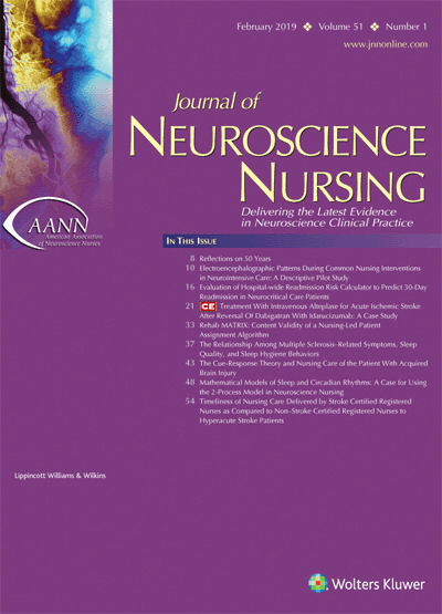 Journal of Neuroscience Nursing