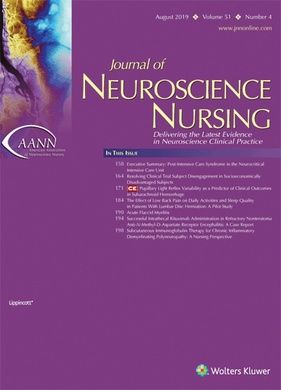 Journal of Neuroscience Nursing