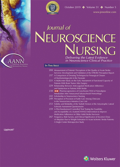 Journal of Neuroscience Nursing