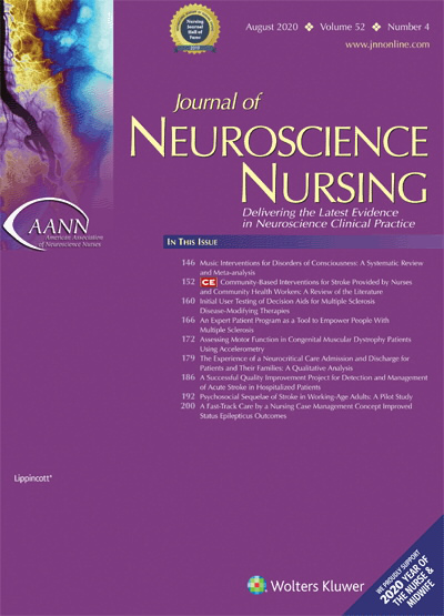 Journal of Neuroscience Nursing