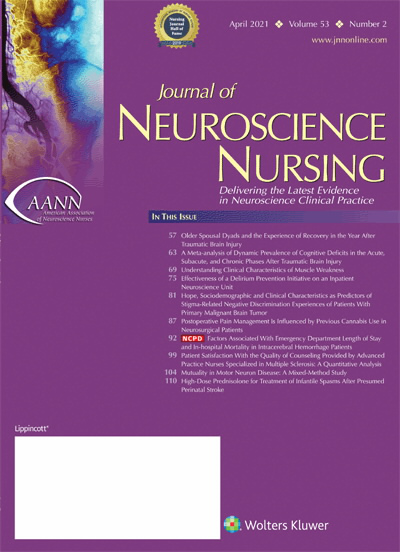 Journal of Neuroscience Nursing