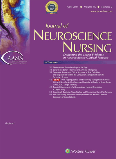 Journal of Neuroscience Nursing