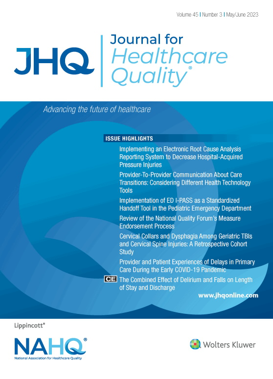 Journal for Healthcare Quality