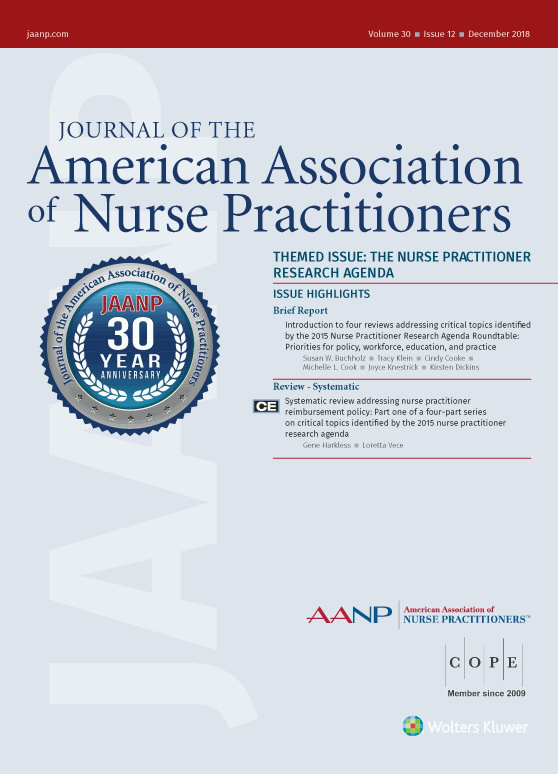 Journal of the American Association of Nurse Practitioners